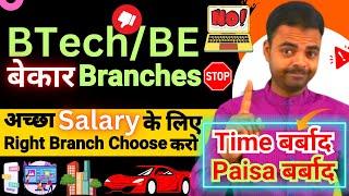 BTech Admission 2024, Best Engineering Branches 2024, Worst Future Scope Salary Engineering Branches