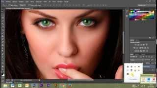 Cambiar color de ojos en photoshop CS6 - rápido y profesional