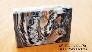 Cosmic Wave Swirl Technique, Cold Process Soap Making (Technique Video #10)