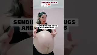 Huge pregnant mama belly #shorts #shortsfeed #mamalove #pregnantbelly