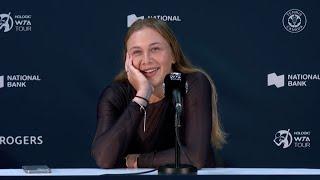 Tennis - Toronto 2024 - Amanda Anisimova : "It's not easy being your own best friend !"