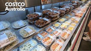 Shopping at COSTCO Australia on Boxing Day - Ready Meals - Salads - Sausages - Men's Clothes