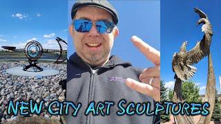 NEW City Art Sculptures (Bike POV)