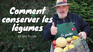 Conservation des fruits et légumes pour l'hiver.