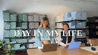 Day In My Life: as a clothing brand owner (life hacks/tips)