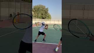 Backhand drill #tennisdrills #tennis #tennislife