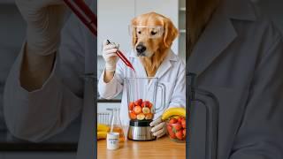 "Scientist Dog Makes a Smoothie Like a Pro  | ASMR Kitchen Lab"