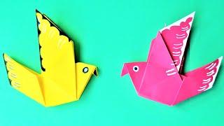 How to make a paper bird/ DOVE OF PAPER/Easy Paper Crafts 777