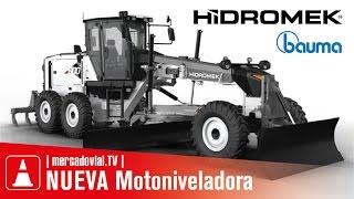 NUEVAS Motoniveladoras Hidromek HMK600 | Bauma 2016 | Mercado Vial TV