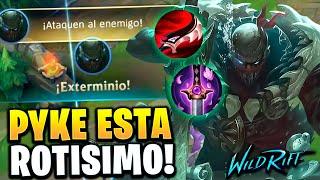 ¡PRIMER GAMEPLAY DE PYKE! UNA LOCURA EN MID! | Wild Rift