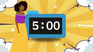 5-Minute Countdown Timer for YAHUAH YAHWEH Kids! Homeschool and Sabbath Music Timers