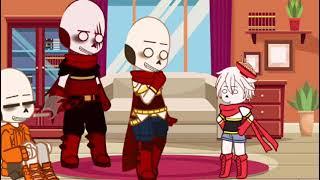 Canon Papyrus spend a week with their Fanon selves | Undertale AUs | P1?