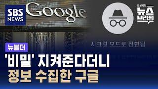 '비밀' 지켜준다더니 정보 수집한 구글…"수십억 건 기록 삭제" / SBS / 뉴블더