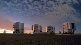 A cloudy Night at Paranal (VLT)