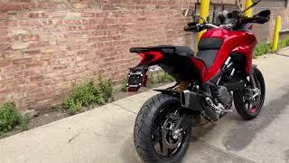 2023 Ducati Multistrada V2S red walkaround