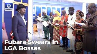 Gov Fubara Swears In 23 Newly Elected Chairmen, Deputies