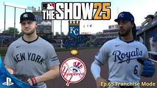 Yankees vs. Royals - MLB The Show 25 Franchise Mode PS5 Gameplay | Ep. 65