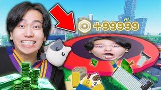 巨大な穴になって世界中を食べるゲームで課金しまくるロブロックス！【ROBLOX】