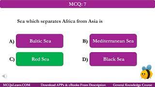 Seven Continents Quiz | Seven Continents Questions and Answers PDF (Grade Class 8-12) | GK MCQ Apps