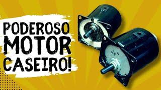 "Inacreditável! Transformando sucata em um poderoso motor elétrico!