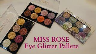 MISS ROSE Eye Makeup Glitter Pallete | Zain Cosmetics And Jewellery