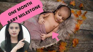 One month Baby Growth Development Milestone | By Mommy Talkies