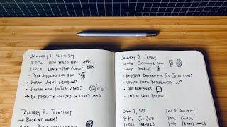 Bullet Journal Basics | My Daily Layout & Upgraded Rapid Logging in a BuJo