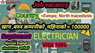 North Macedonia Work permit visa for Nepali/100%भिजा युरोप नर्थ म्यासेडोनिया /How to Apply Macedonia