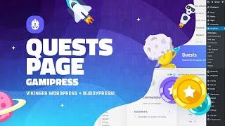 Quests Page - GamiPress - Vikinger - WordPress & BuddyPress Social Community