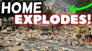 HOUSE EXPLOSION! Texas. 3 People Inside. The House Has Collapased. Live.