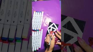 How to draw a Mickey Mouse bookmark #shorts  #short  #tiktok #easy painting #paintingideas