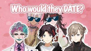 【ENGSUB】Which male Vtubers would Kanae, Akina and Rikiichi date?【NIJISANJI】