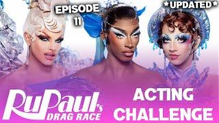 Season 17 *UPDATED* Acting Challenge Spoilers - RuPaul's Drag Race (TOP, BOTTOM & ELIMINATION)