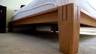 I Built A Thuma Bed Frame From Cherry Hardwood