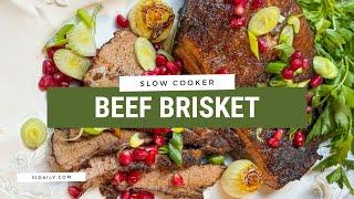 Slow Cooker Beef Brisket Recipe