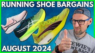 BEST RUNNING SHOE BARGAINS AUGUST 2024 | Best value running shoes | PUMA, NIKE + MORE | EDDBUD