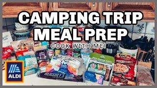 COOK WITH ME! - Aldi Camping Meal Prep - Easy Camping Meals - Camp Food On A Budget