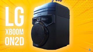 LG XBOOM ON2D Speakers Review in English and Unboxing!