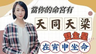 天同雙主星組合｜當你的命宮有〈天同天梁〉｜寅申坐命｜不同年生的差異特色｜紫微斗數