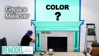 DIY Fireplace Makeover Part Two | KILZ Primer and Paint | Remodelaholic