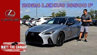 Is the 2024 Lexus IS 500 F Sport the best performance sedan? Review and test drive.