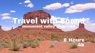 Monument valley utah, USA Desolate Desert Infinite Replay Video 8 Hours 4K