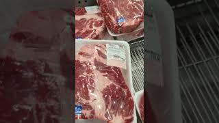 finally, beef prices came down at Costco