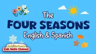 The Four Seasons in English and Spanish | Jack Hartmann