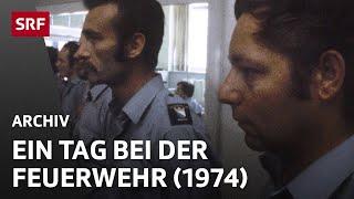 Unterwegs mit der Feuerwehr (1974) | Ein Tag bei der Brandwache Zürich (Feuerpolizei) | SRF Archiv