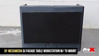 ProX Direct Mesa Media MK2 DJ Facade Table Workstation @ StageDrop.com