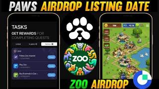  Paws airdrop listing date ? | Paws airdrop season 2 ? Paws airdrop price and listing update