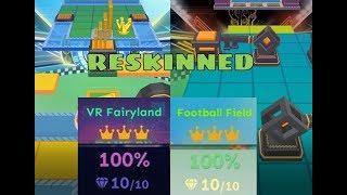 Rolling Sky - VR Football - VR Fairyland Reskinned to Football Field | Telestic Gaming