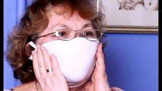 Медицинская маска своими руками из бюстгальтера - Защитит  от вирусов