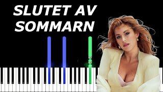 Slutet av sommarn  - Molly Sandén | Piano Tutorial